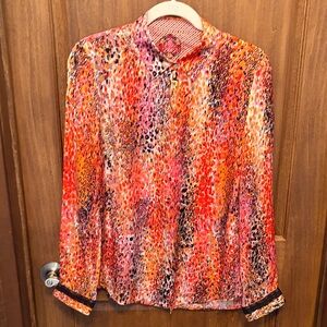 Robert Graham, colorful silk shirt